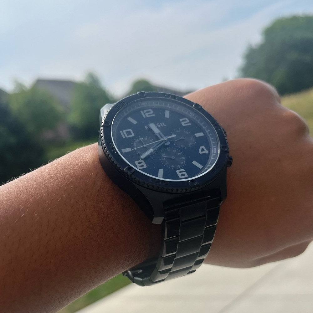 Fossil BQ2532 Brox Multifunction Black Stainless Steel Mens Watch